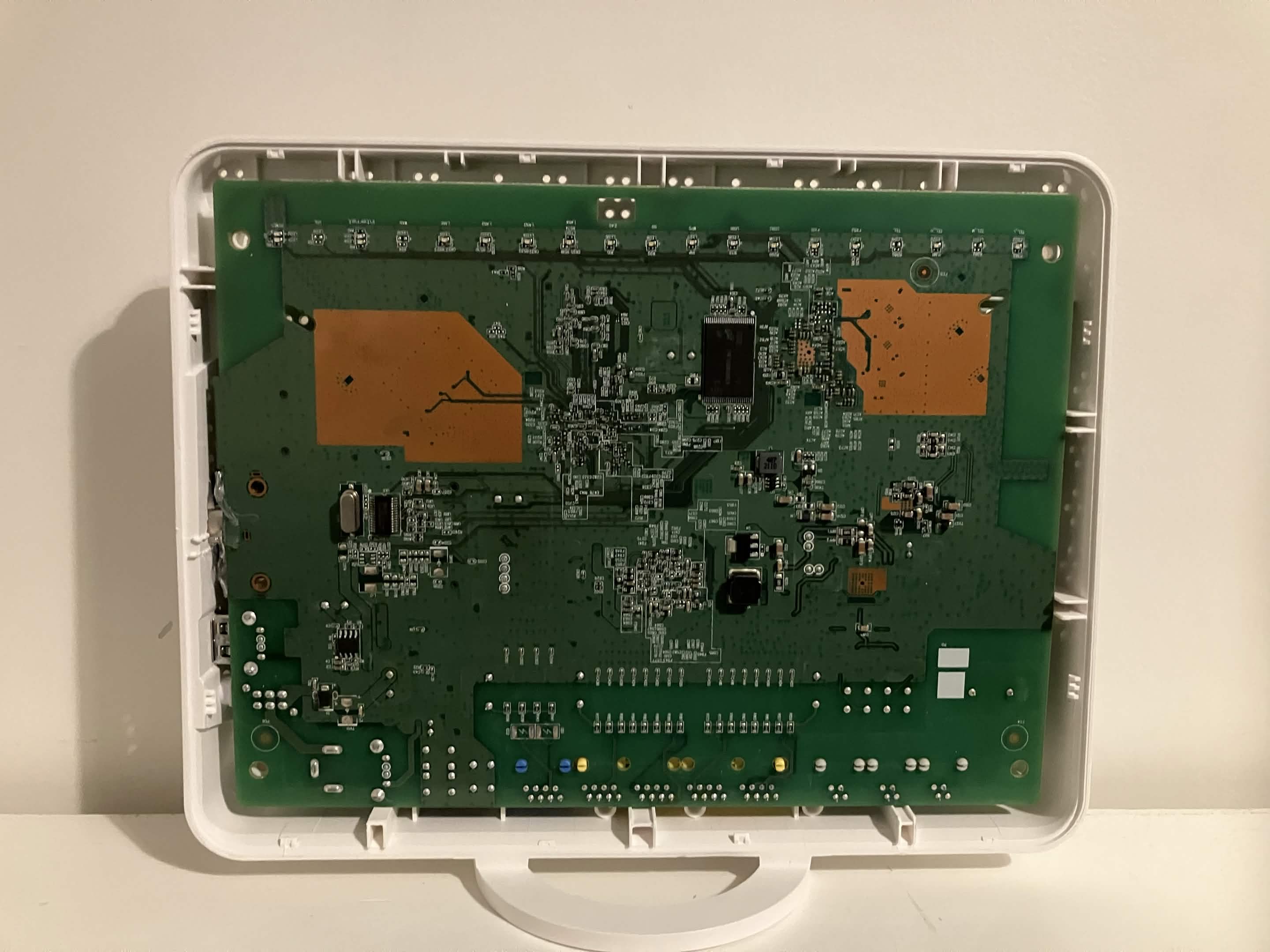 The front of the NF18MESH router without shell